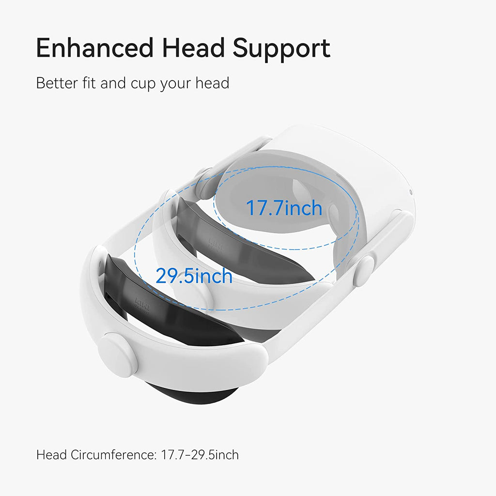 Kiwi Design Comfort Head Strap Compatible with Quest 2