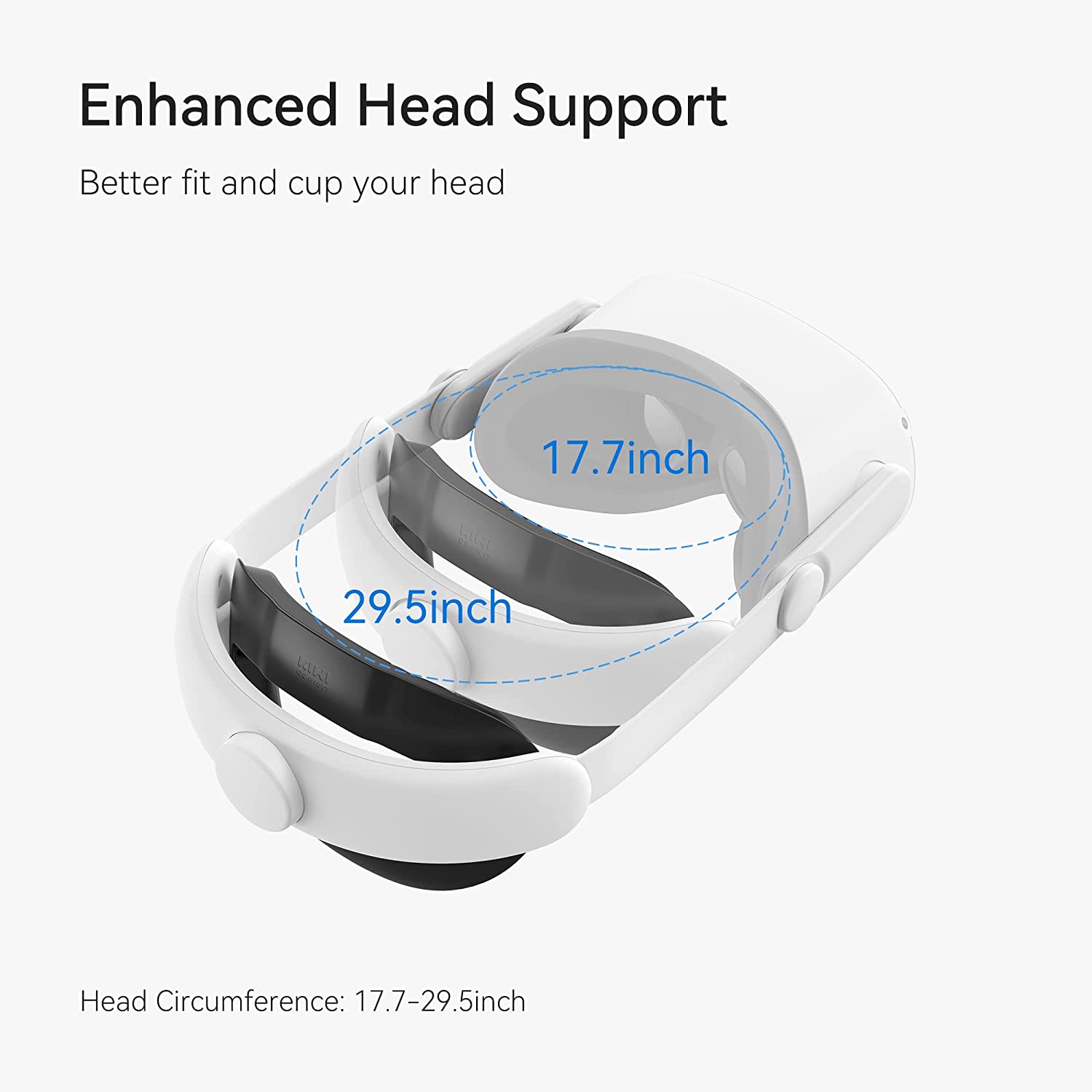 Kiwi Design Comfort Head Strap Compatible with Quest 2