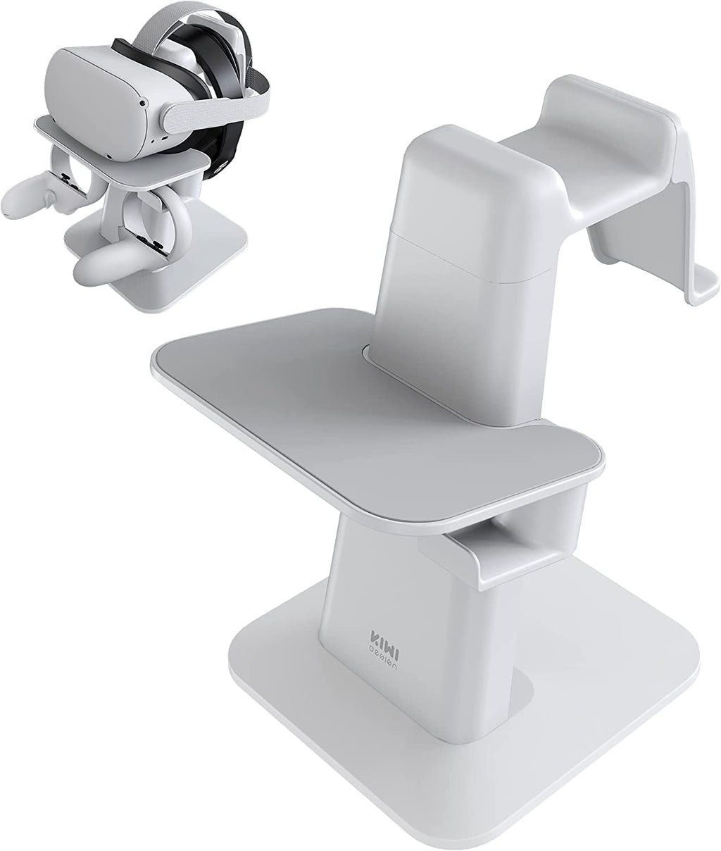 Kiwi Design VR Stand Compatible with Quest 2/Quest 1 White