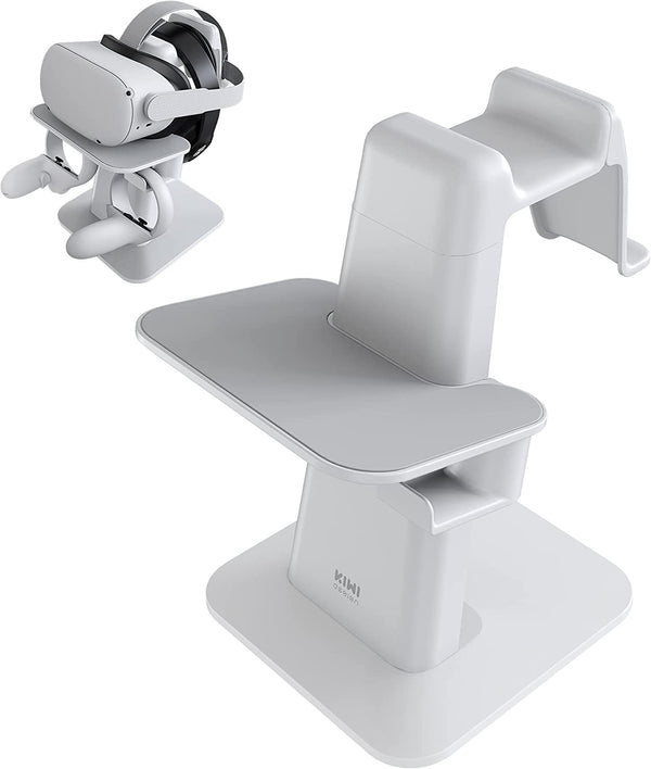 Kiwi Design VR Stand Compatible with Quest 2/Quest 1 White