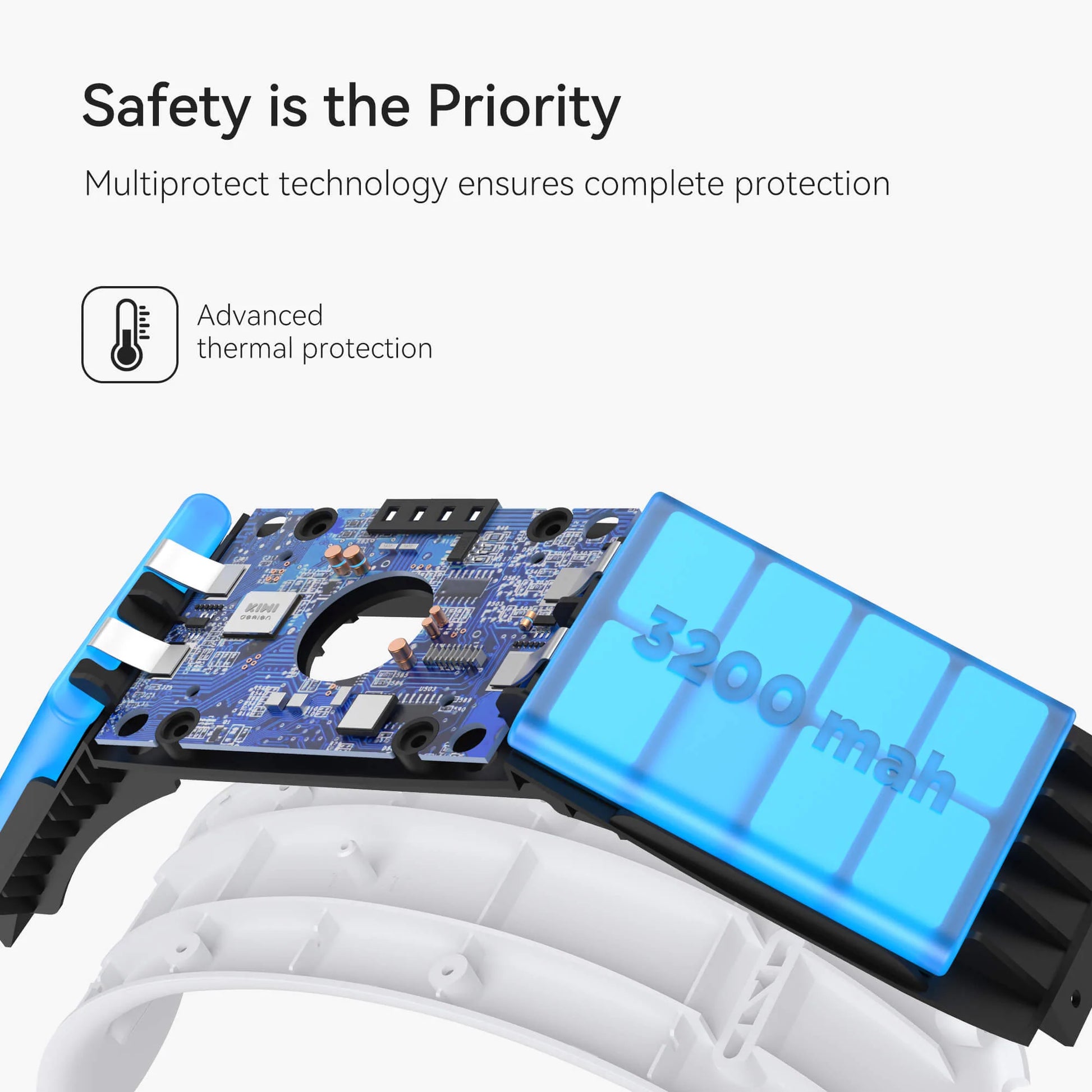 Kiwi Design Battery Head Strap Compatible with Quest 2