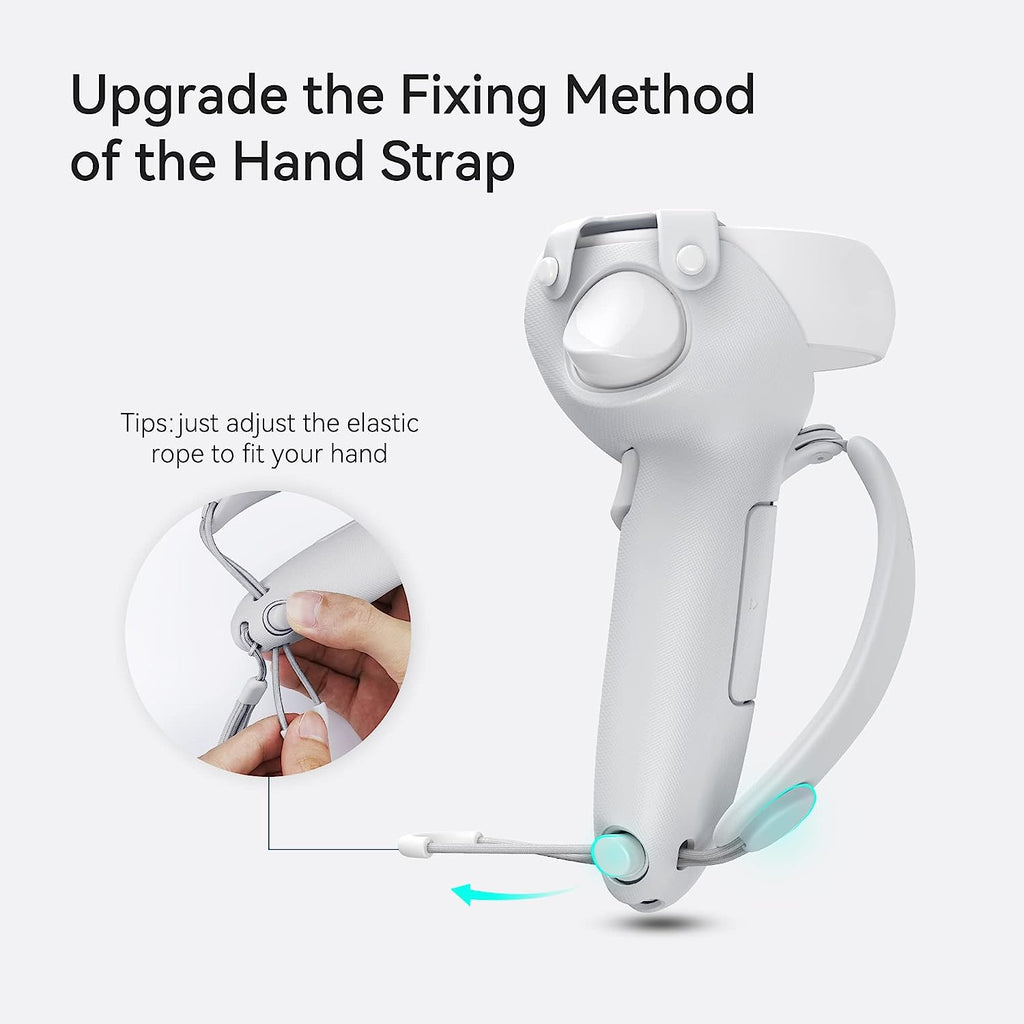 Kiwi Design Extended Controller Grips Compatible with Quest 2 White