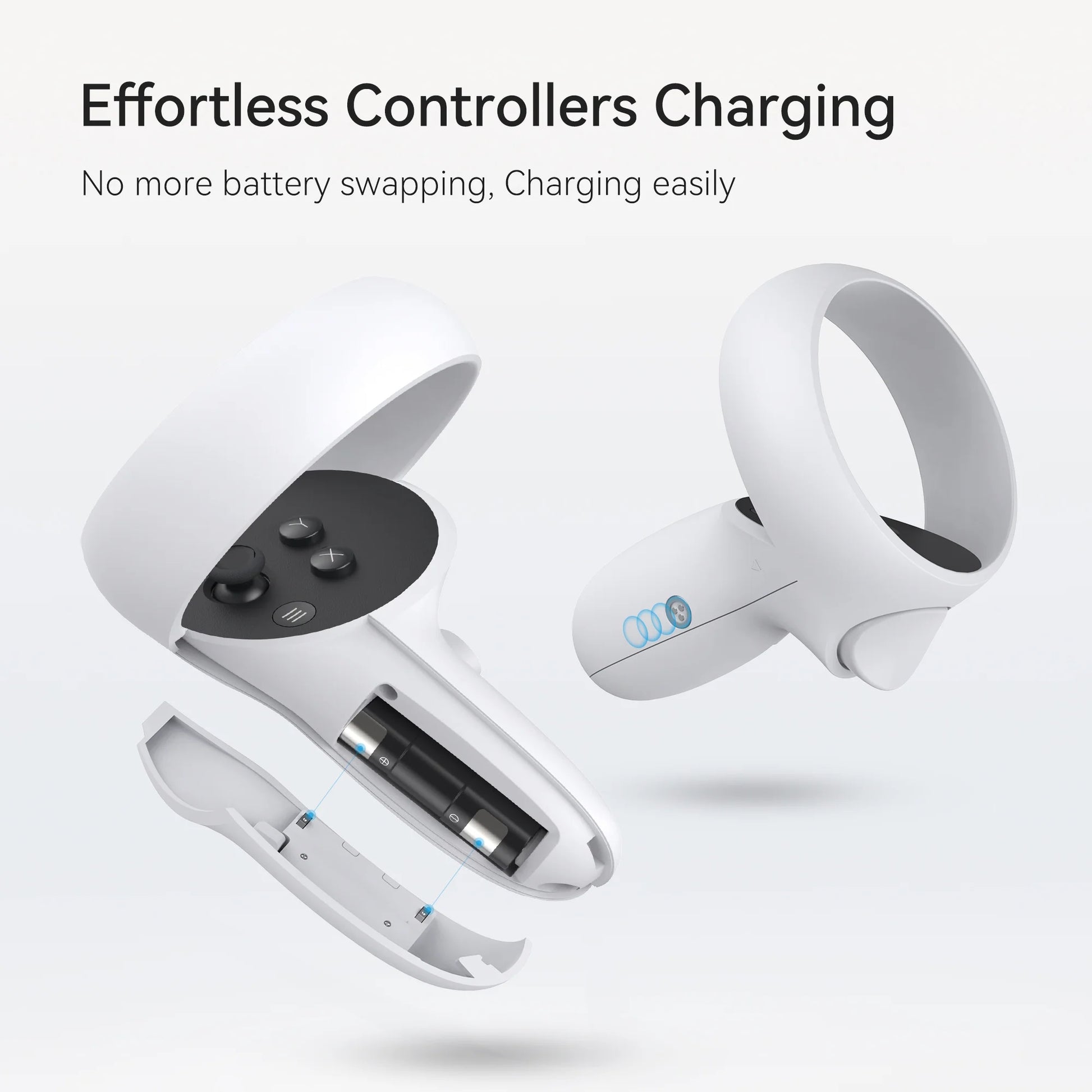 Kiwi Design RGB Charging Dock Compatible with Oculus Quest 2