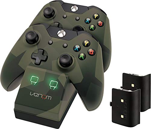 Venom Twin Docking Station with 2 X Rechargeable Battery Packs-Black - Xbox One