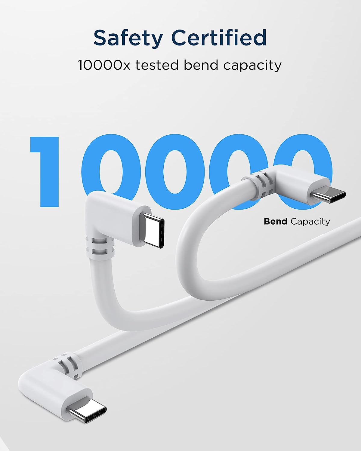 Kiwi Design Oculus Link Cable for Meta, HTC Vive, Pico, White