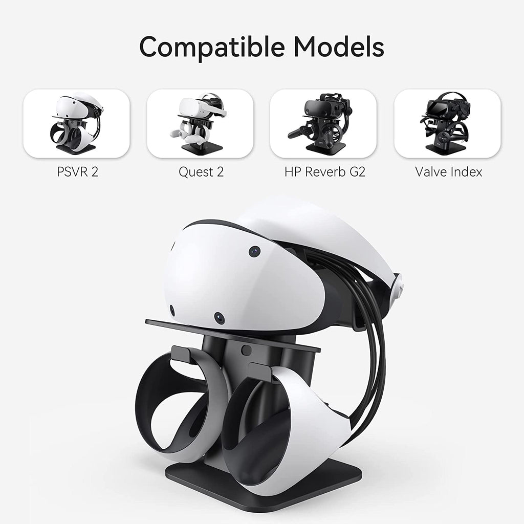 Kiwi Design VR Stand Compatible with Quest 2/Quest 1 Black