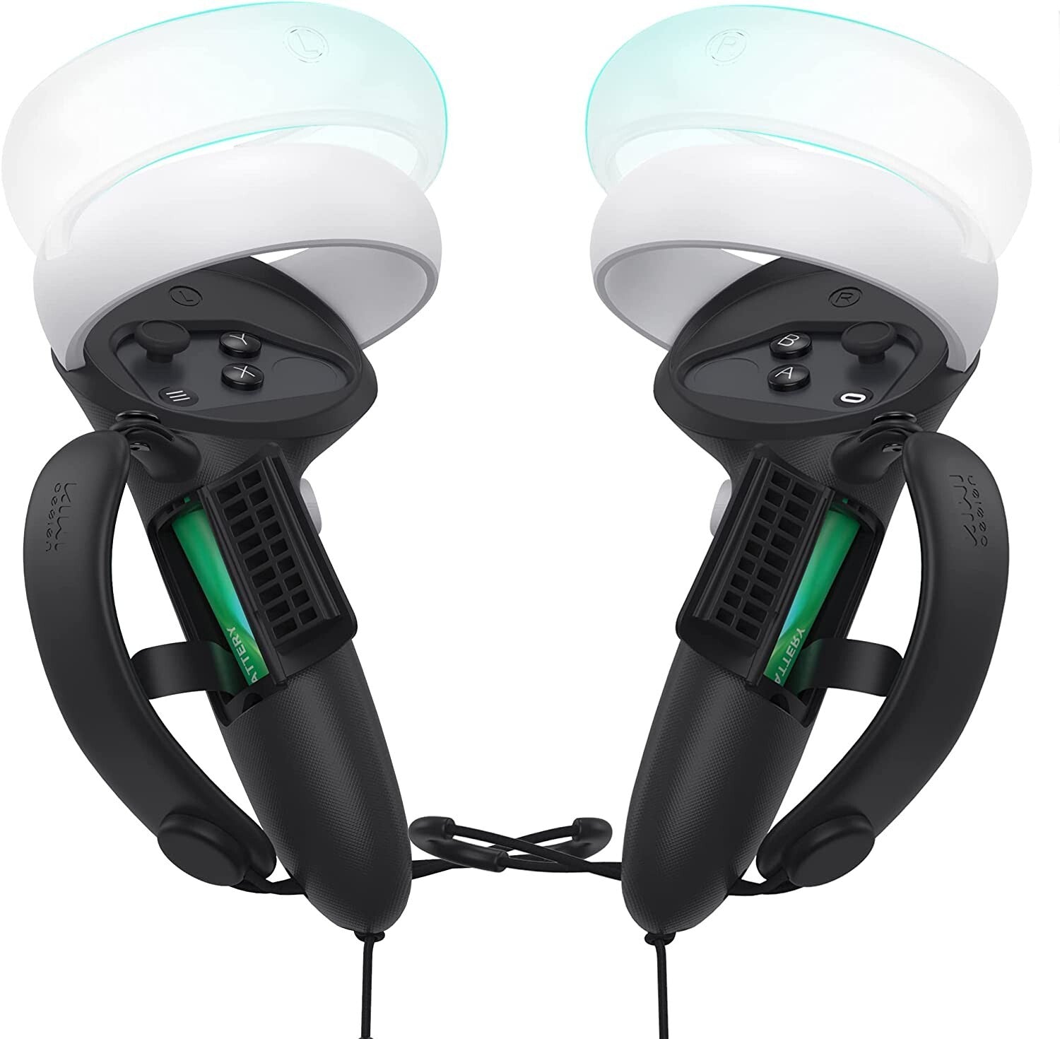 KIWI Design Top Version Grips Cover Compatible with Oculus Meta Quest 2