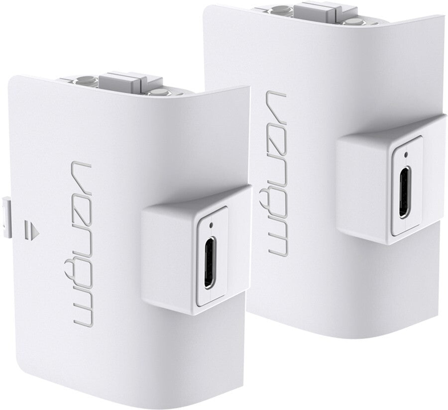 Venom High Capacity 1100mAh Rechargeable Battery Twin Pack - White (Xbox X/S)