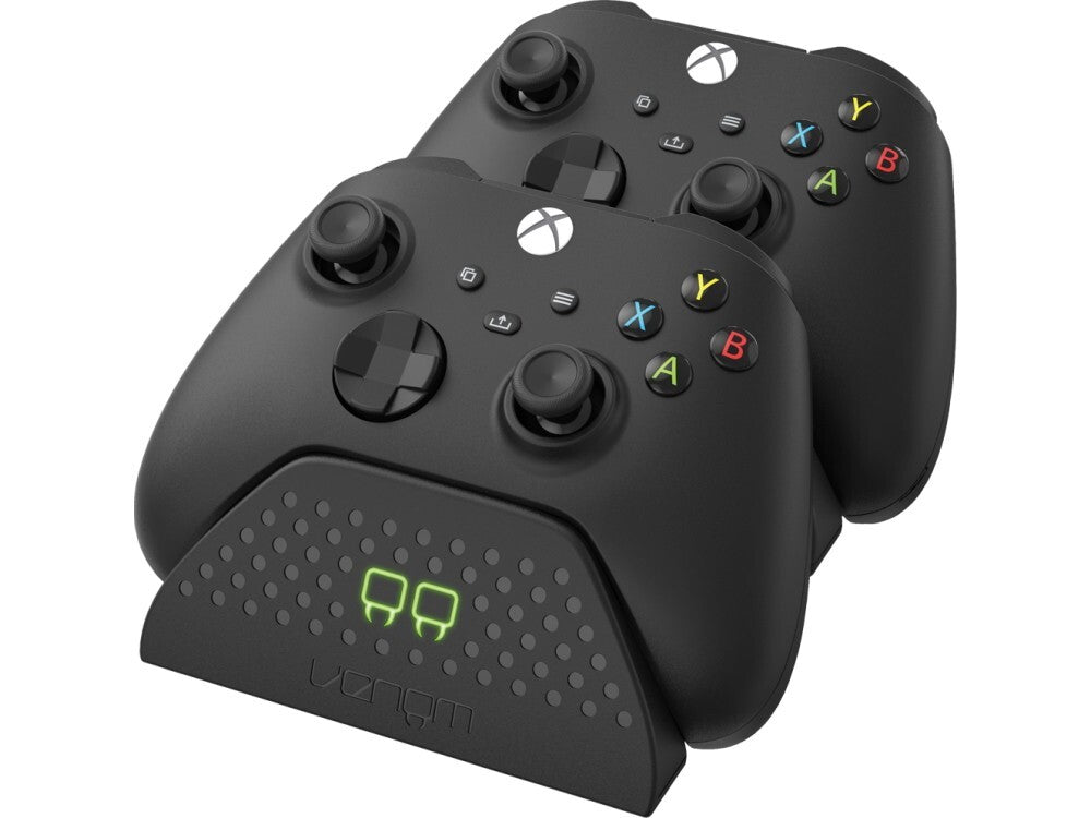 Venom Twin Charging Dock with 2 x Rechargeable Battery Packs - Black (Xbox)