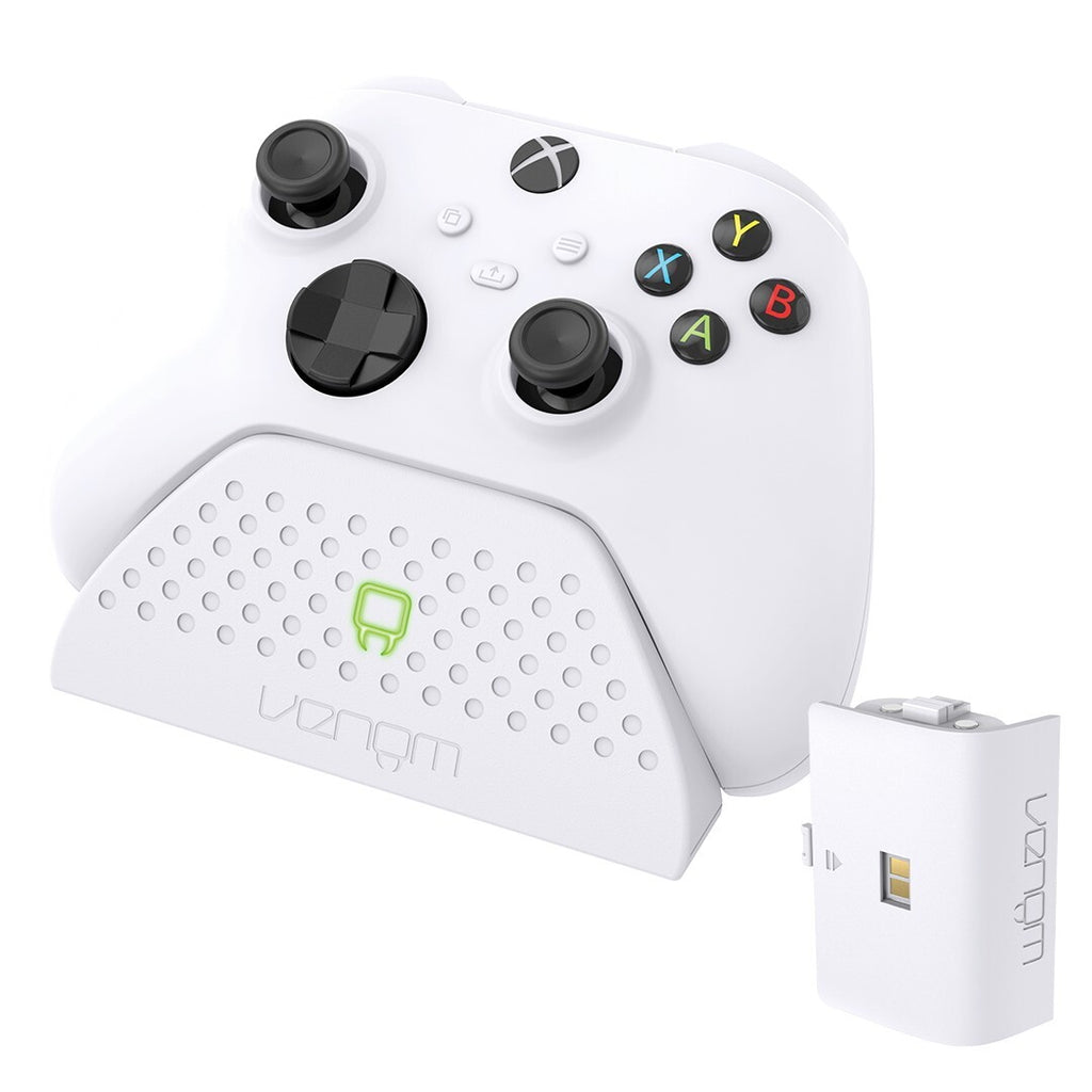 Venom Xbox Series X / S Charging Dock with Rechargeable Battery Pack - White
