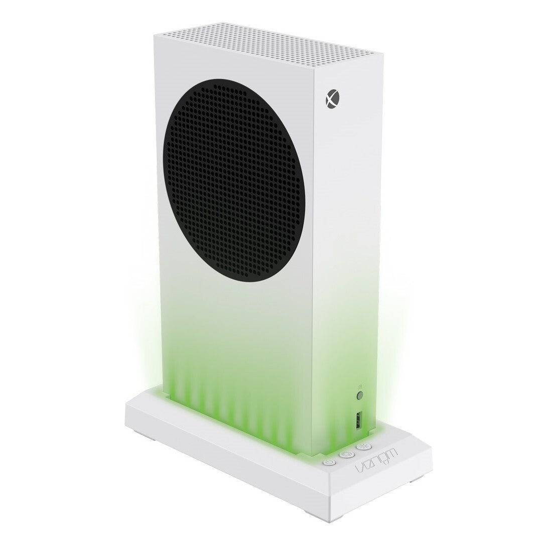 Venom Multi-Color LED RGB Light-up Console Stand- White (Xbox Series X) VS3510