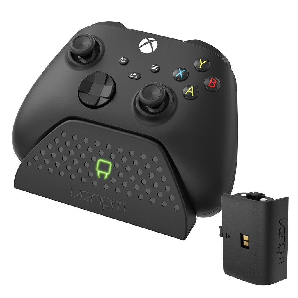 Venom Charging Dock with Rechargeable Battery Pack - Black (Xbox Series X/S)