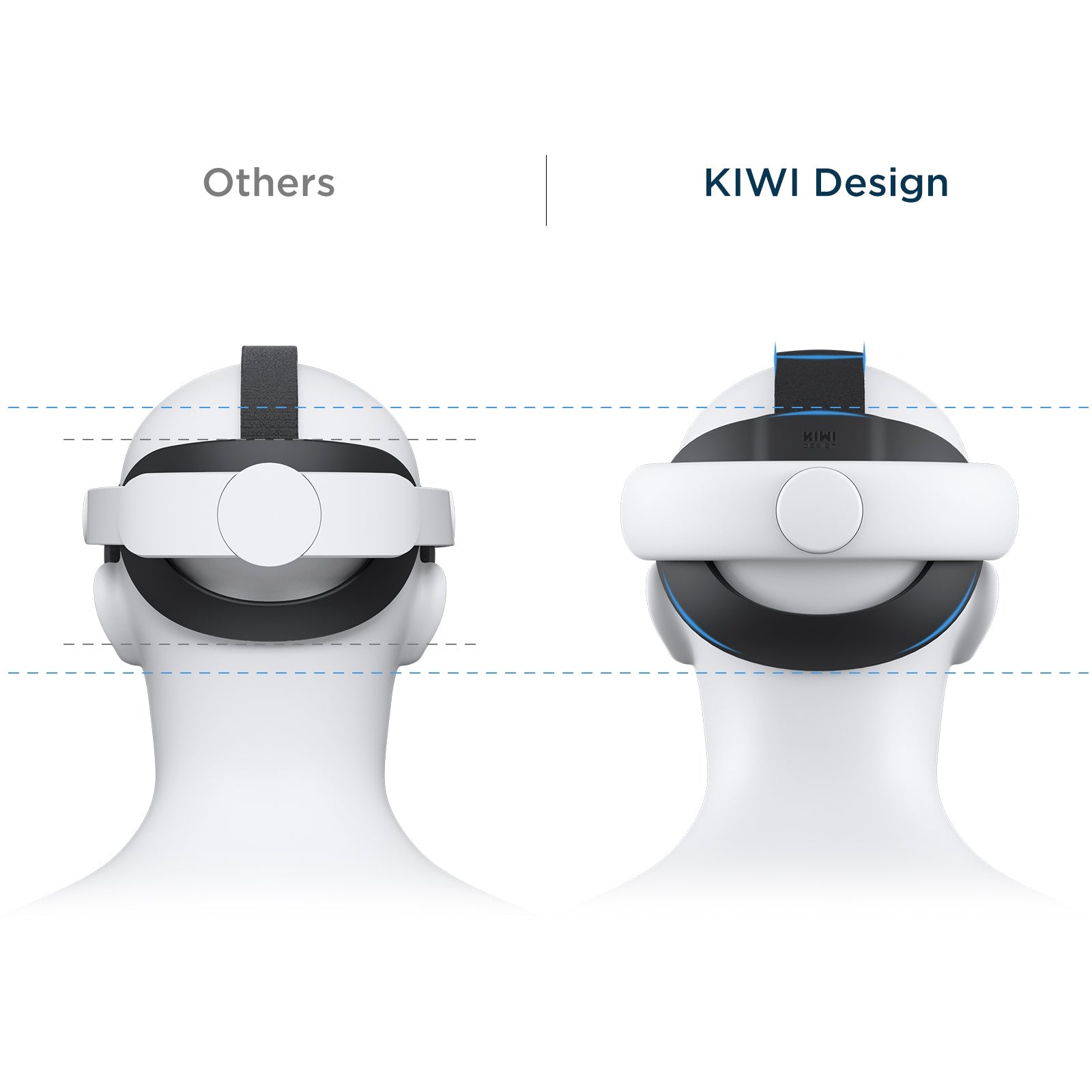 Kiwi Design Comfort Head Strap Compatible with Quest 2