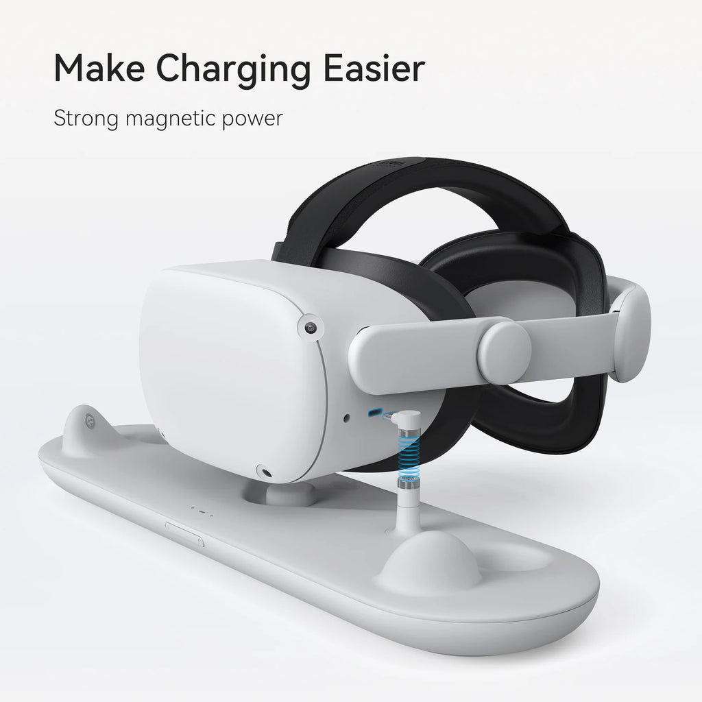 Kiwi Design RGB Charging Dock Compatible with Oculus Quest 2