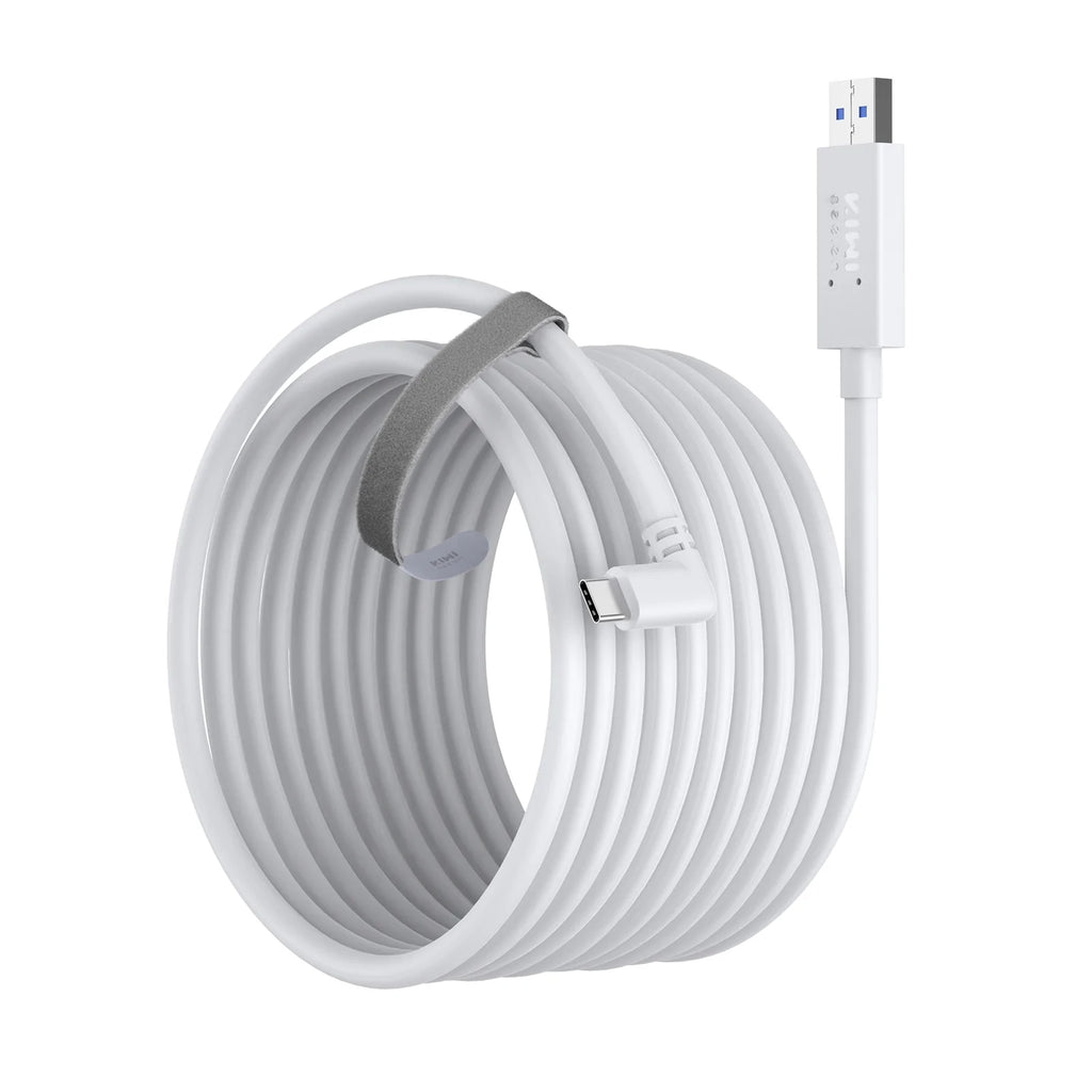 Kiwi Design Oculus Link Cable for Meta, HTC Vive, Pico, White