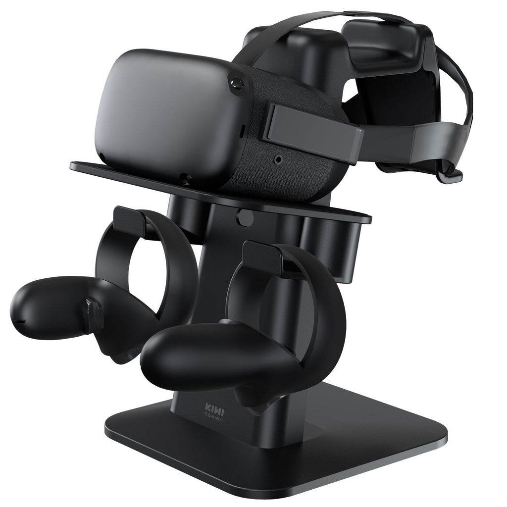 Kiwi Design VR Stand Compatible with Quest 2/Quest 1 Black