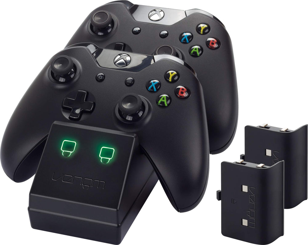 Venom Twin Docking Station with 2 X Rechargeable Battery Packs-Black - Xbox One