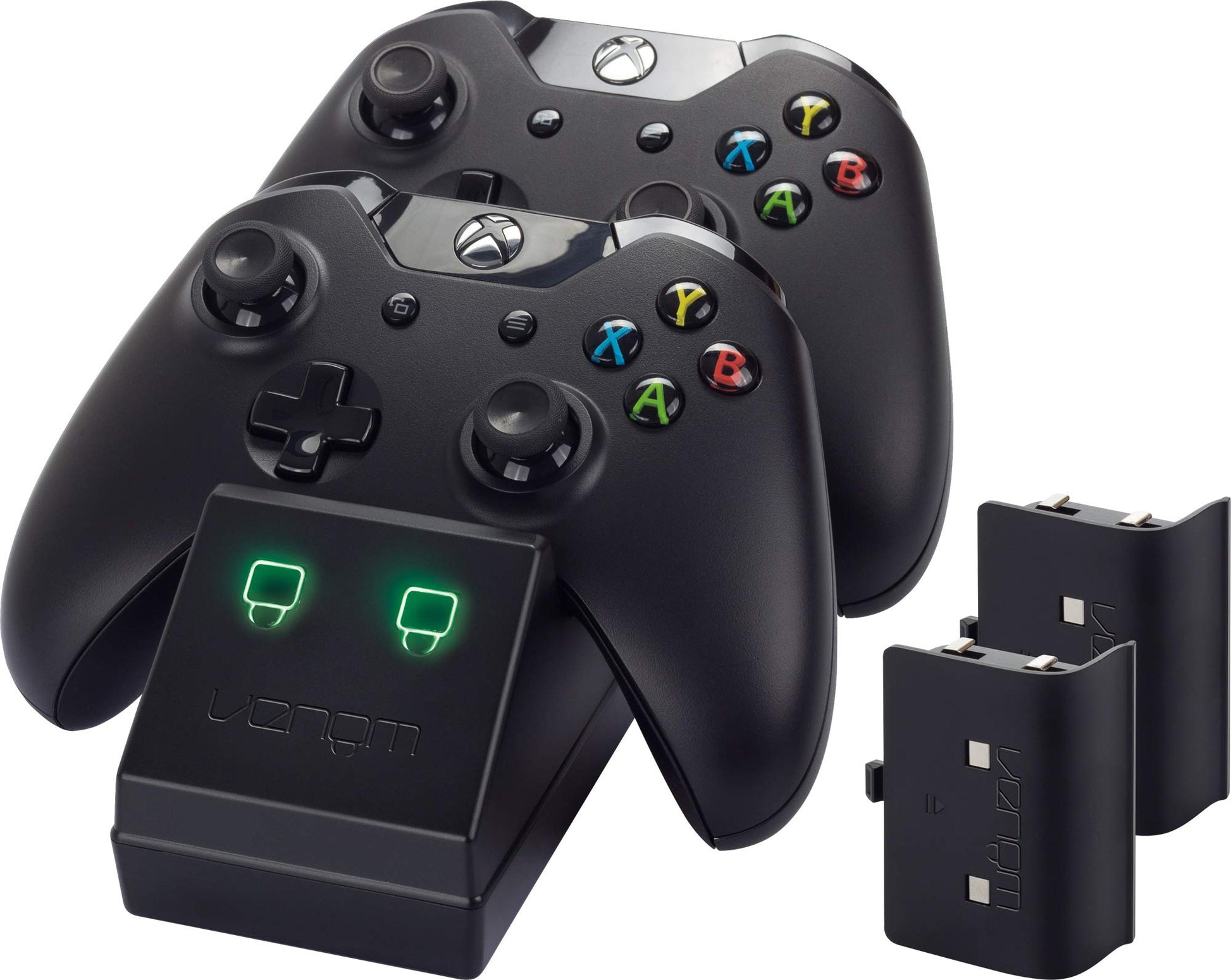 Venom Twin Docking Station with 2 X Rechargeable Battery Packs-Black - Xbox One