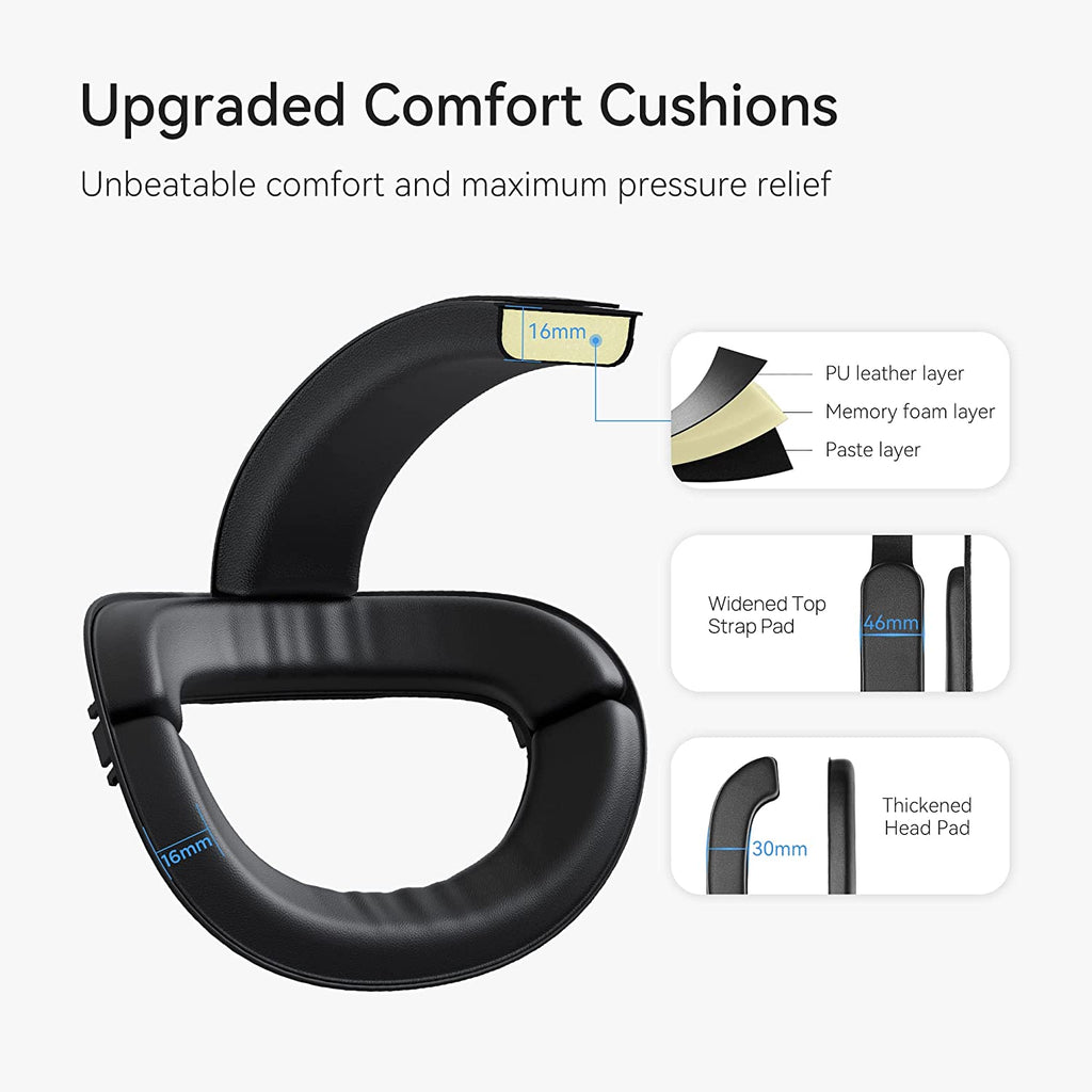 Kiwi Design Comfort Head Strap Compatible with Quest 2