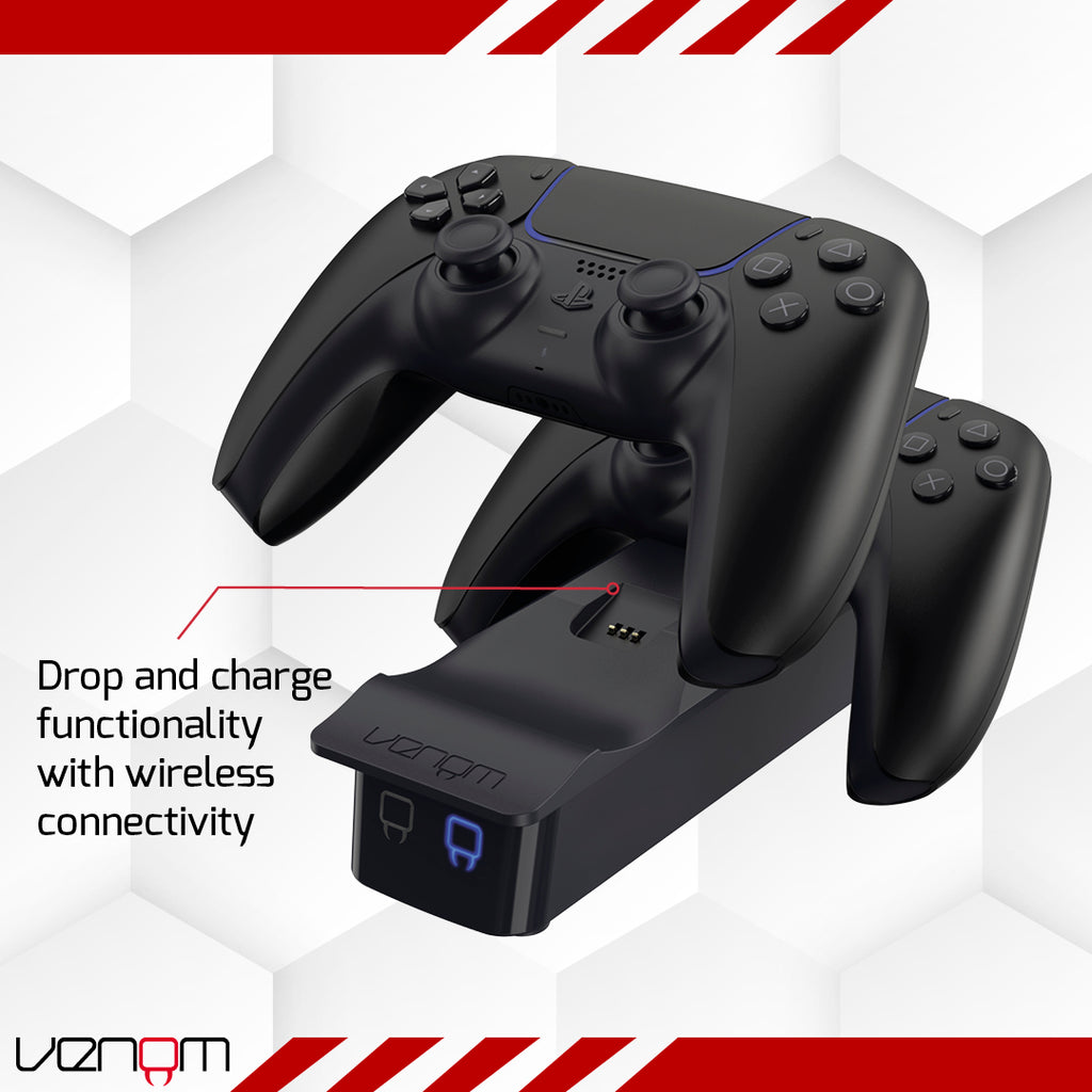 Venom PS5 Controller Twin Docking Station - Black VS5007