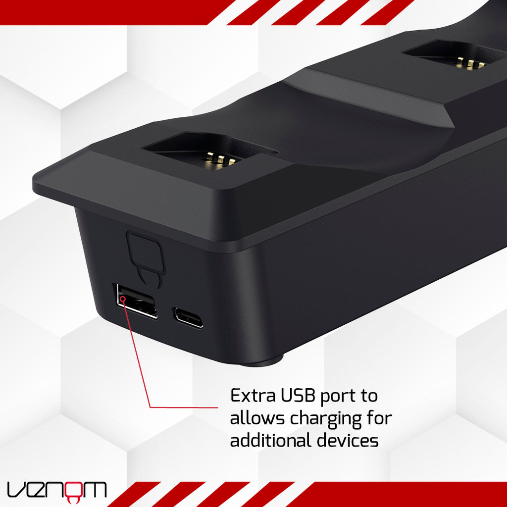 Venom PS5 Controller Twin Docking Station - Black VS5007