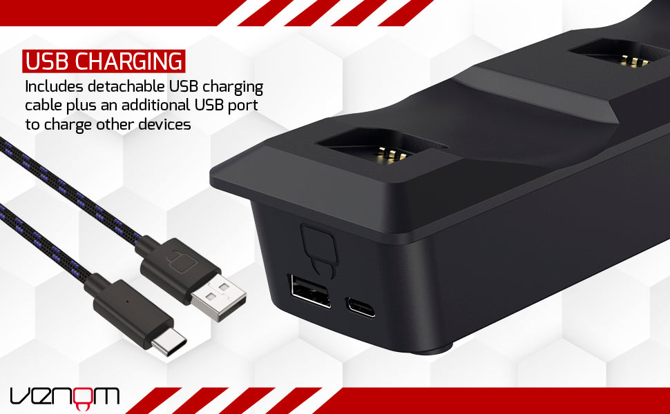 Venom PS5 Controller Twin Docking Station - Black VS5007