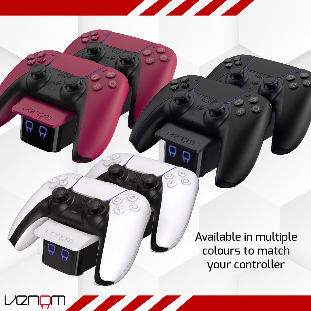 Venom PS5 Controller Twin Docking Station - Black VS5007