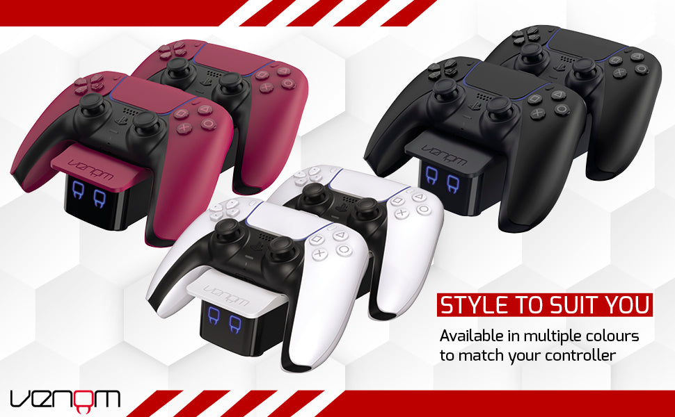 Venom PS5 Controller Twin Docking Station - Black VS5007