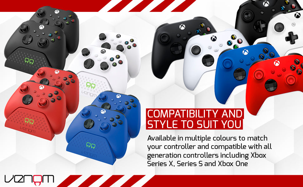 Venom Xbox Charging Dock with Rechargeable Battery Packs for Series X / S / One