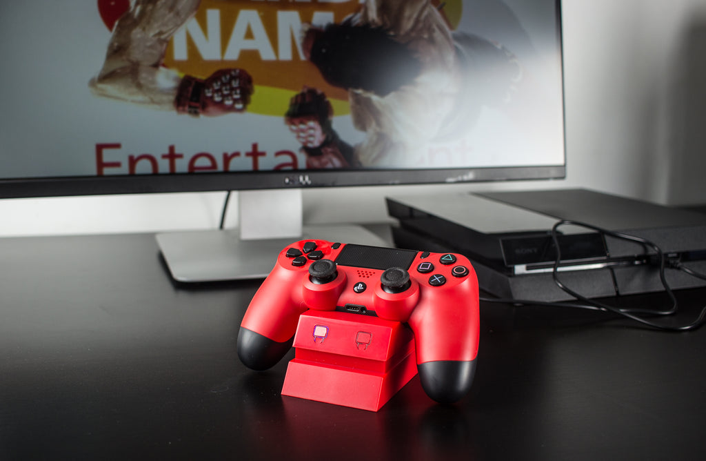 Venom PlayStation 4 Twin Charge Docking Station - Red (PS4)