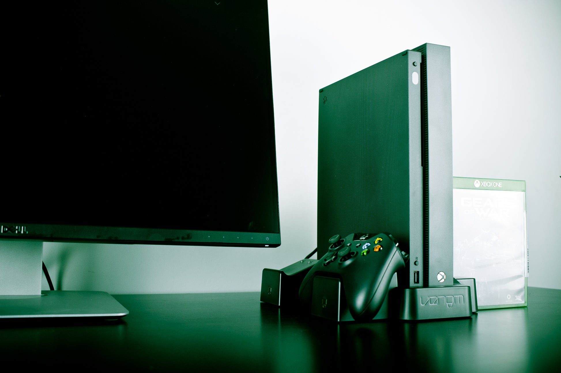 Venom Vertical Stand Compatible with Xbox One, Xbox One S, Dual Controller Vertical Charging Docking Station for Xbox One, Xbox One S, Special Edition and Elite Controllers with Batteries