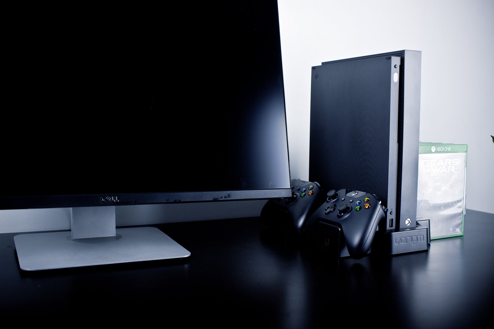 Venom Vertical Stand Compatible with Xbox One, Xbox One S, Dual Controller Vertical Charging Docking Station for Xbox One, Xbox One S, Special Edition and Elite Controllers with Batteries