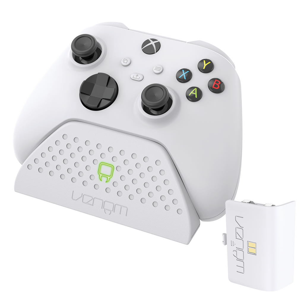 Venom Xbox Series X / S Charging Dock with Rechargeable Battery Pack - White