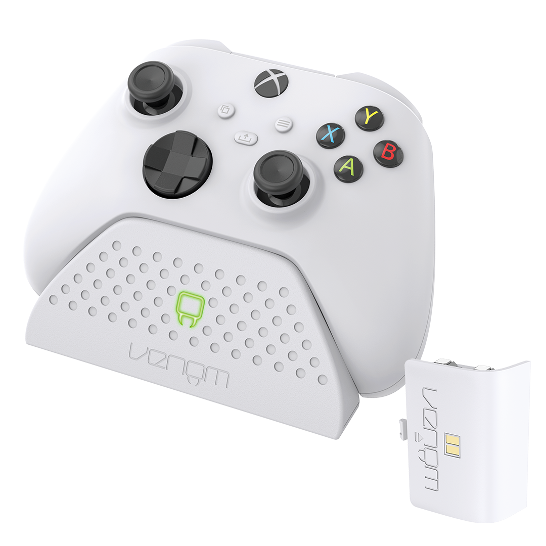 Venom Xbox Series X / S Charging Dock with Rechargeable Battery Pack - White