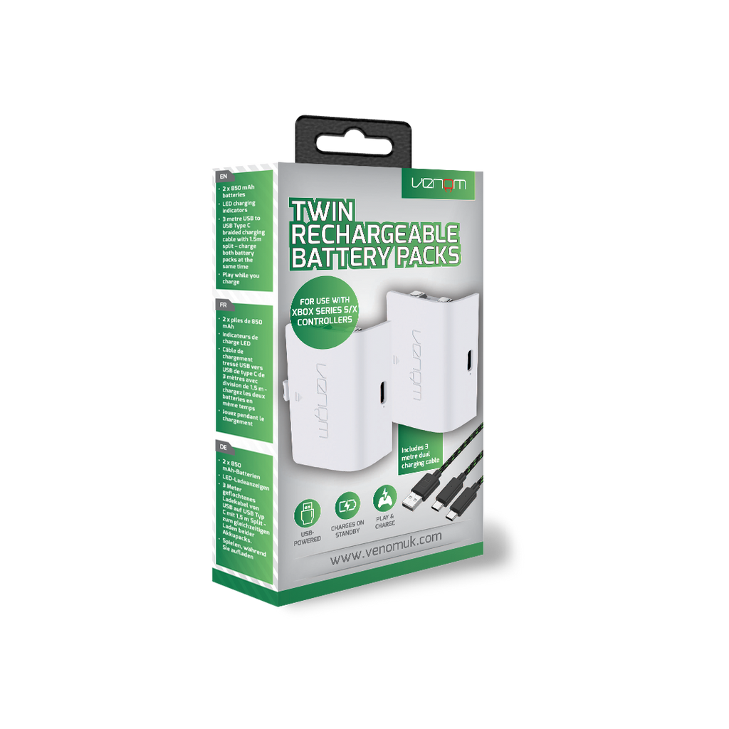 Rechargeable Battery Twin Pack - White (Xbox Series X & S / Xbox One)