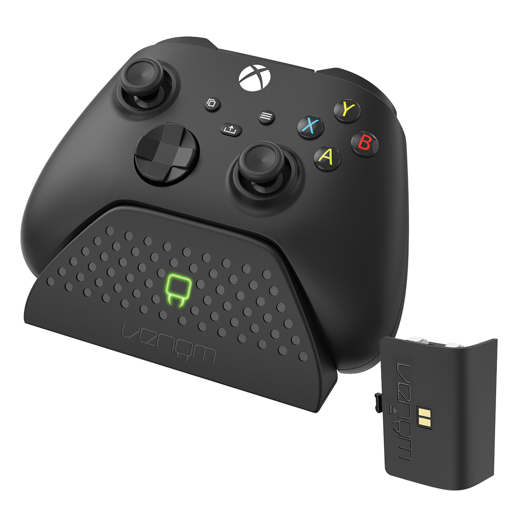 Venom Charging Dock with Rechargeable Battery Pack - Black (Xbox Series X/S)