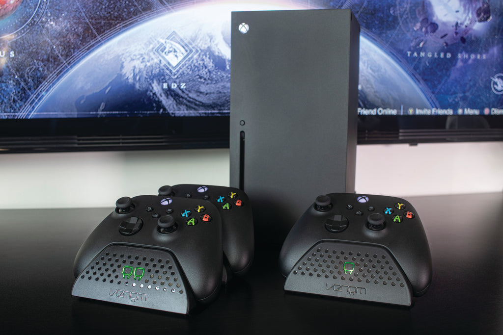Venom Charging Dock with Rechargeable Battery Pack - Black (Xbox Series X/S)