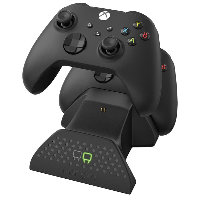 Venom Twin Charging Dock with 2 x Rechargeable Battery Packs - Black (Xbox)