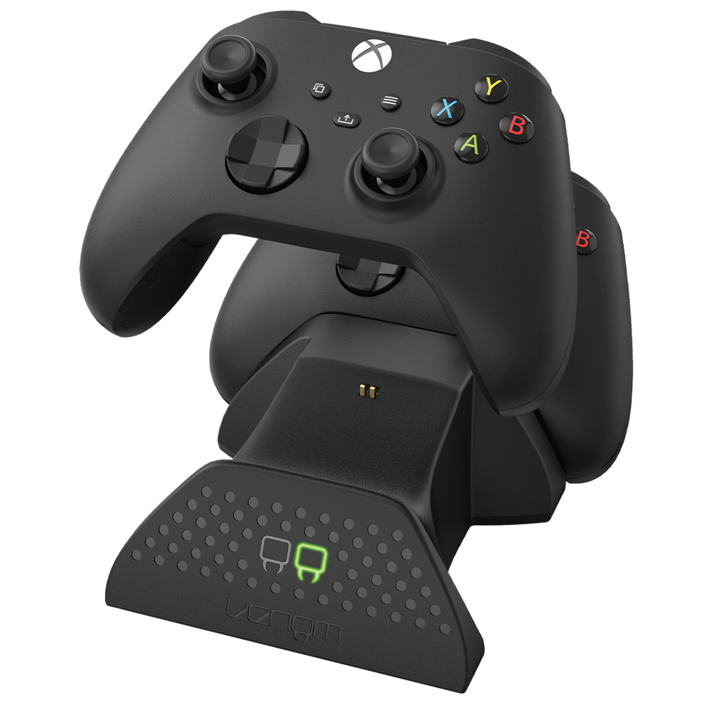 Venom Twin Charging Dock with 2 x Rechargeable Battery Packs - Black (Xbox)