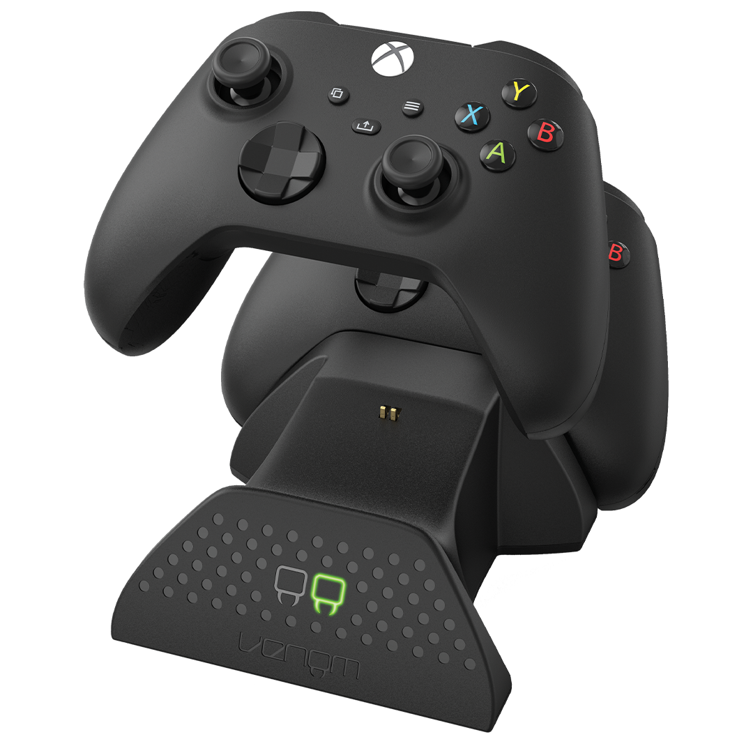 Venom Twin Charging Dock with 2 x Rechargeable Battery Packs - Black (Xbox)