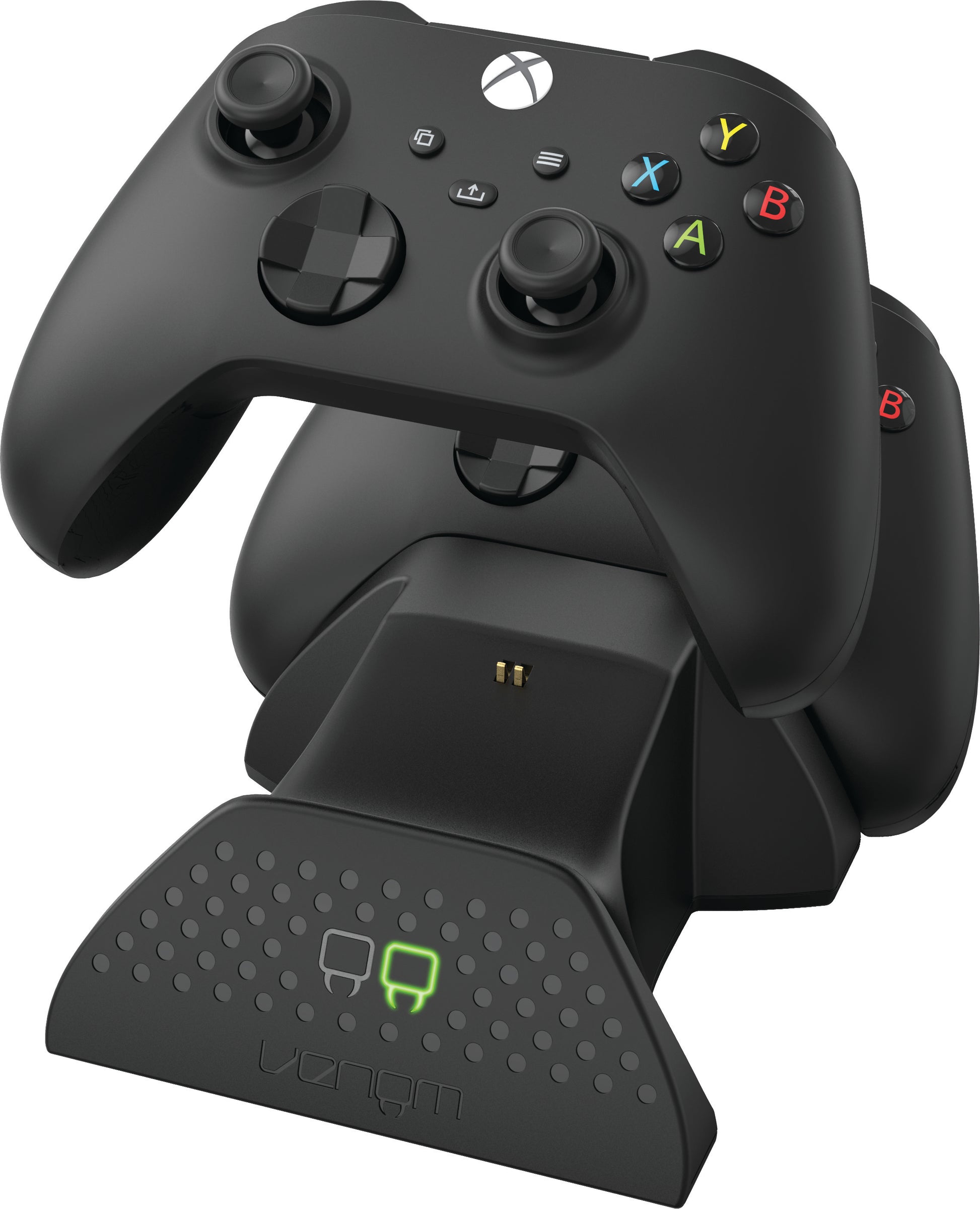 Venom Twin Charging Dock with 2 x Rechargeable Battery Packs - Black (Xbox)