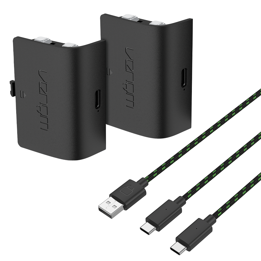 Venom Xbox Controller Rechargeable Battery Twin Pack - Black (Xbox Series X/S)