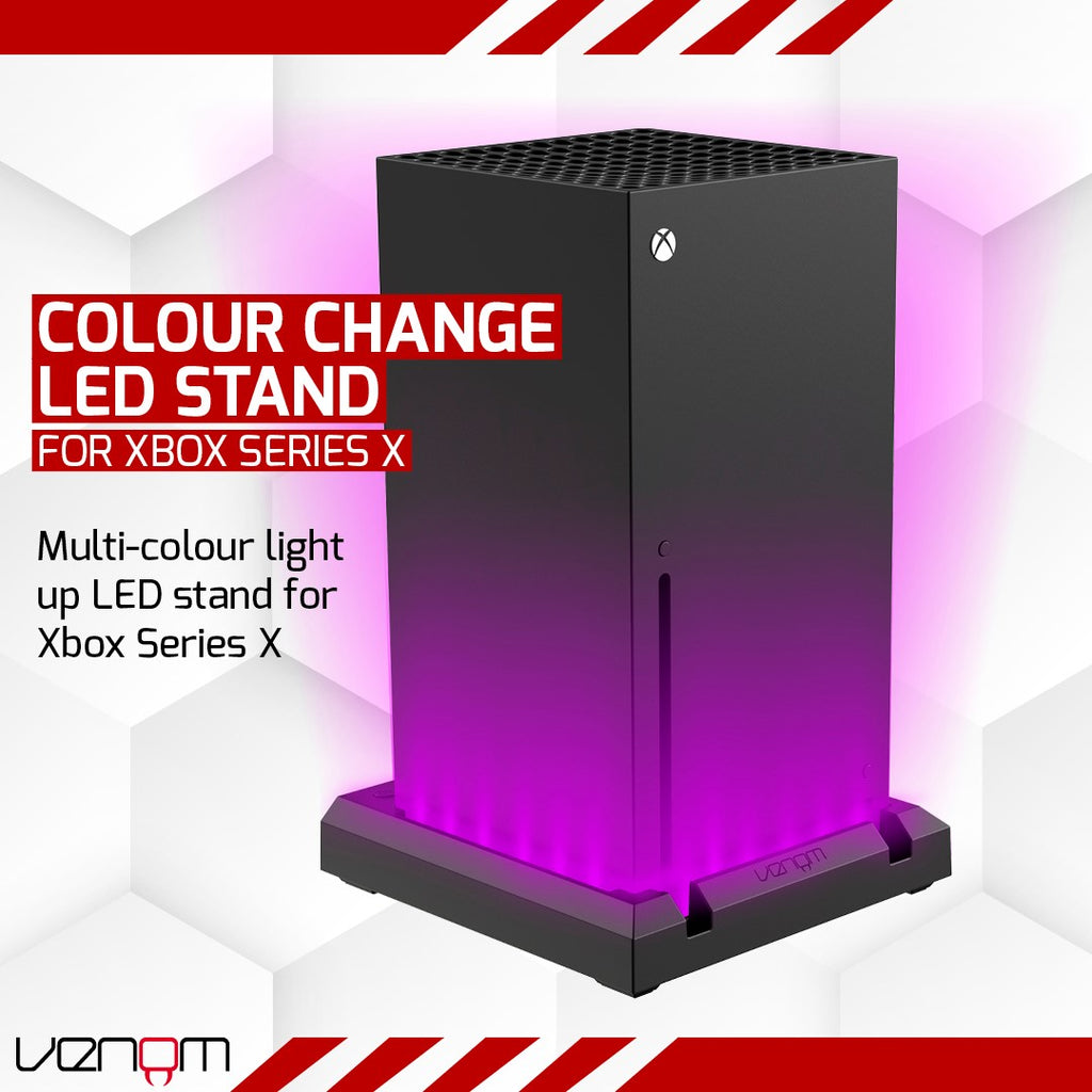 Venom Multi-Colour LED Light-up Console Stand (Xbox Series X)