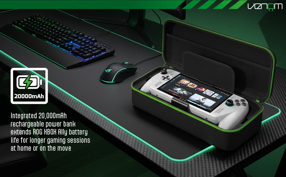 Venom Power Case for ASUS ROG Xbox Ally & Xbox Ally X with 20,000mAh Power Bank