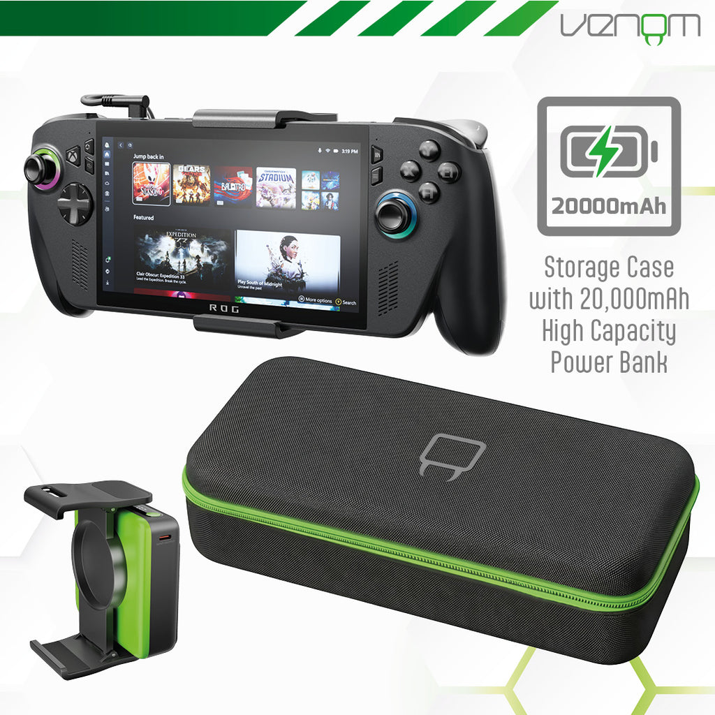 Venom Power Case for ASUS ROG Xbox Ally & Xbox Ally X with 20,000mAh Power Bank
