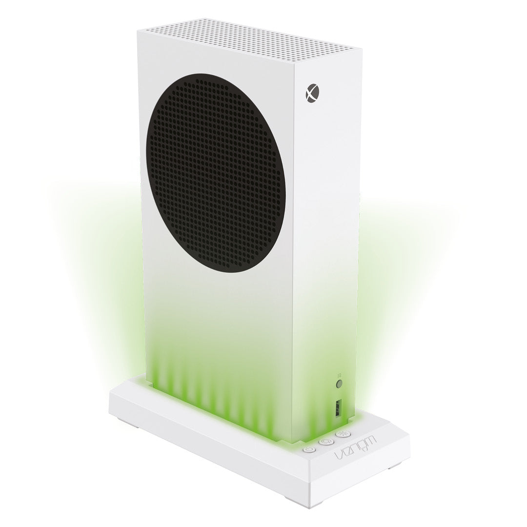 Venom Multi-Color LED RGB Light-up Console Stand- White (Xbox Series X) VS3510