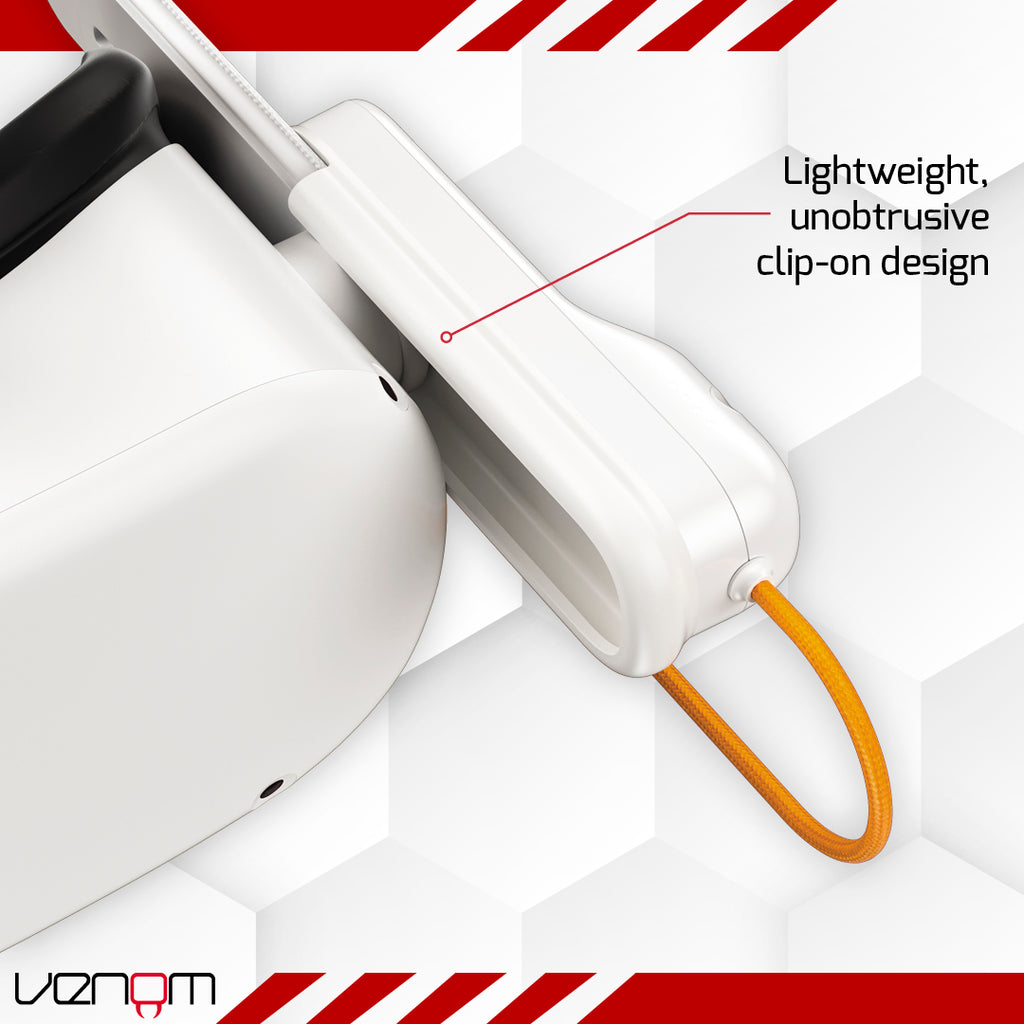 Venom Meta Quest 2 Headset 3350mAh Clip-On Power Bank VS4205