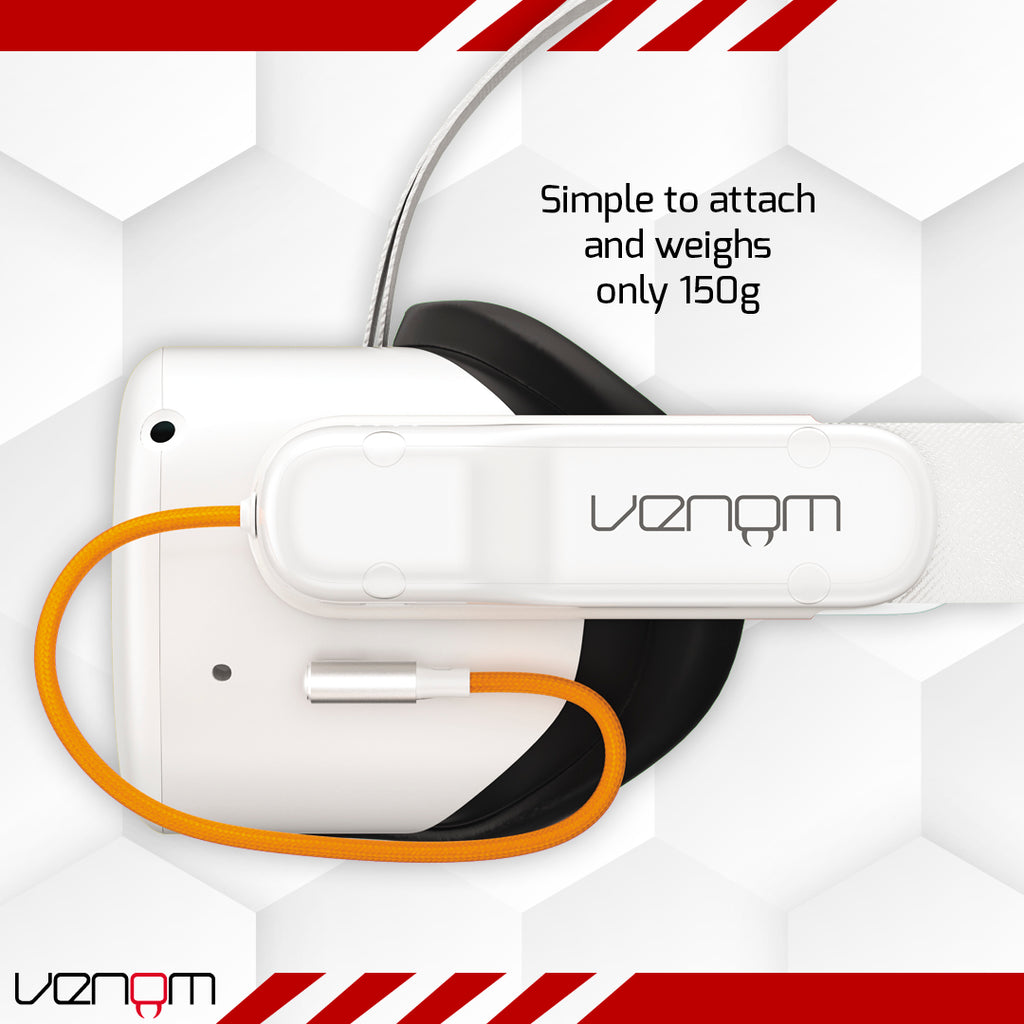 Venom Meta Quest 2 Headset 3350mAh Clip-On Power Bank VS4205