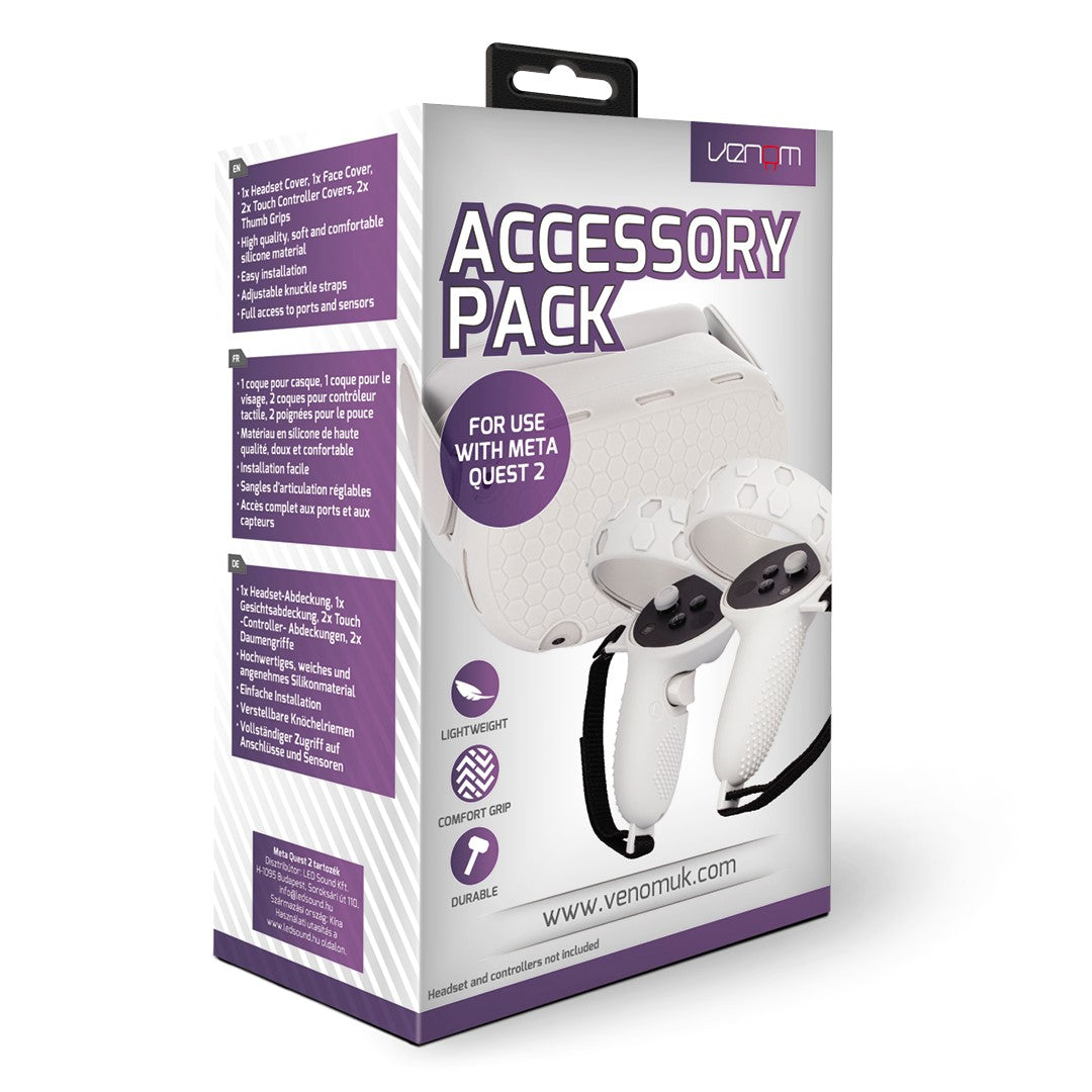 Venom Silicone Protective Accessory Pack for Meta Quest 2