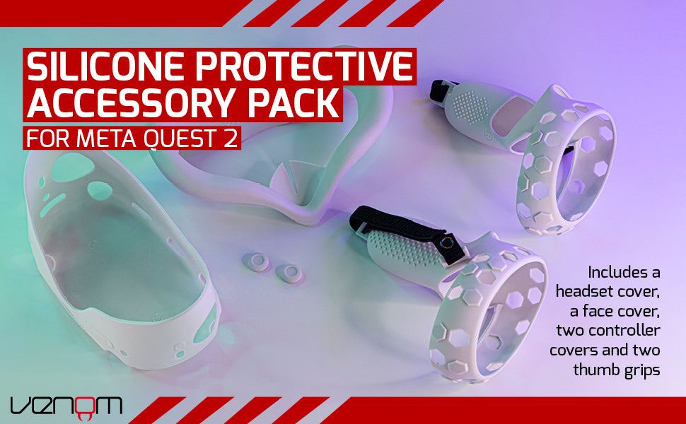 Venom Silicone Protective Accessory Pack for Meta Quest 2